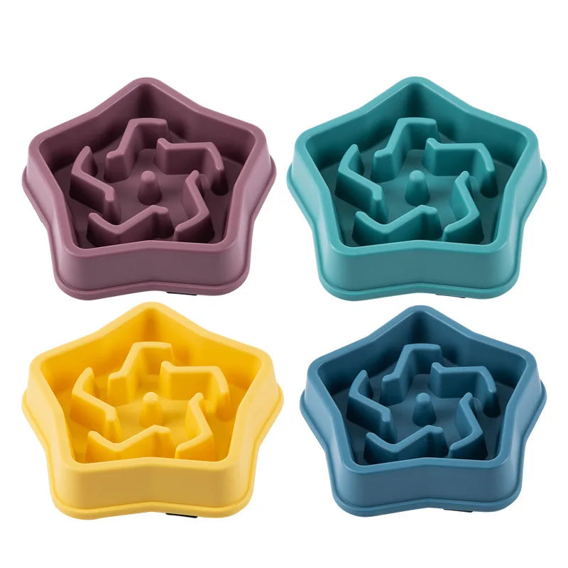 Gamelle anti-glouton anti-glisse Frisqo pour chien et chat — repas malin