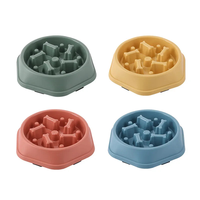 Gamelle anti-glouton anti-glisse Frisqo pour chien et chat — repas malin