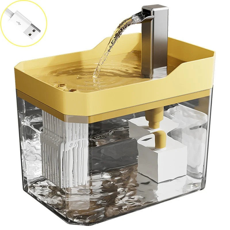 Fontaine à Eau USB Frisqo pour Chat & Chien — 2L Silencieuse avec Filtration