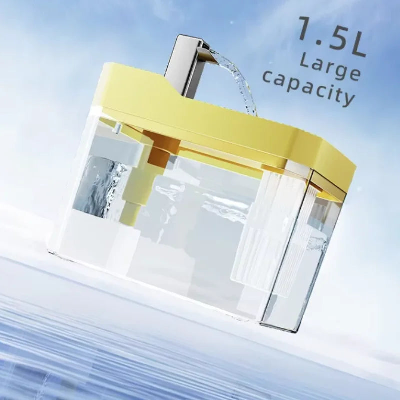 Fontaine à Eau USB Frisqo pour Chat & Chien — 2L Silencieuse avec Filtration