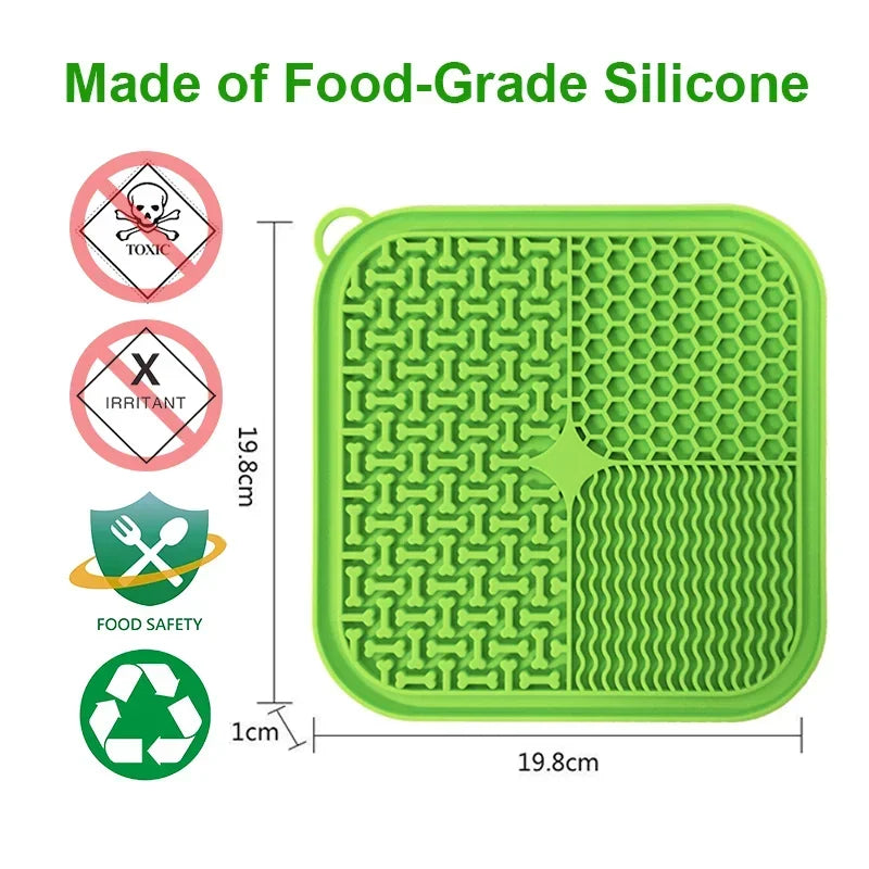 Tapis de Léchage Anti-Stress Frisqo — Silicone à Ventouses pour Chien & Chat