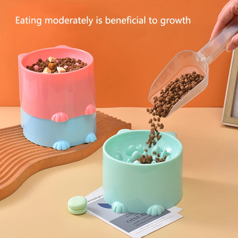 Gamelle Anti-Étouffement Surélevée Frisqo — Alimentation Lente & Protection du Cou