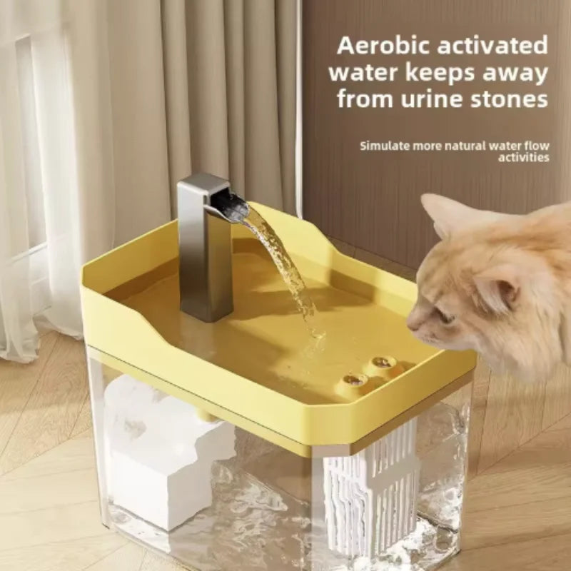 Fontaine à Eau USB Frisqo pour Chat & Chien — 2L Silencieuse avec Filtration
