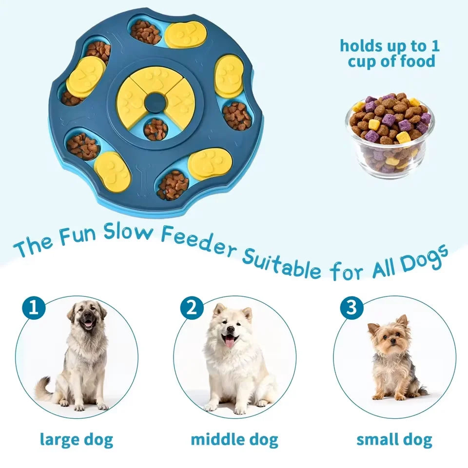 Jouet Puzzle IQ Frisqo — Distributeur Interactif de Stimulation Mentale pour Chien